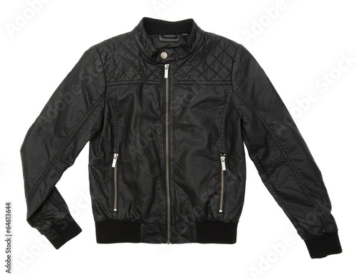 Φωτογραφία Black leather jacket