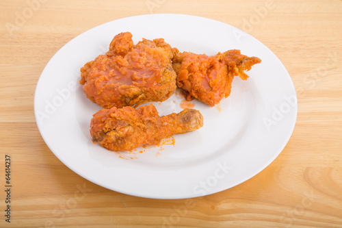 Hot Buffalo Style Fried Chicken