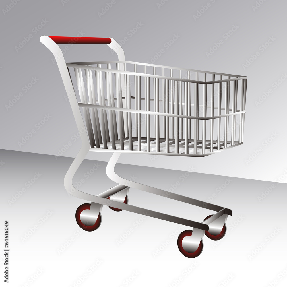 carrito de la compra 3d