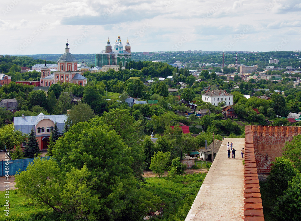 View of the Assumption Cathedral from the Smolensk fortress wall