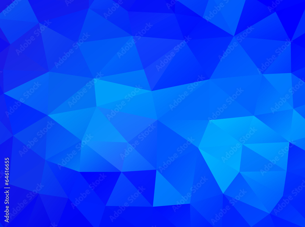 Triangle background. Blue polygons. Triangle background. Blue polygons.