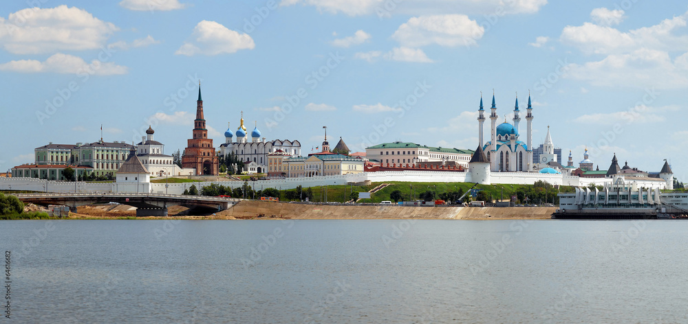 Panorama of the Kazan Kremlin, Republic of Tatarstan, Russia
