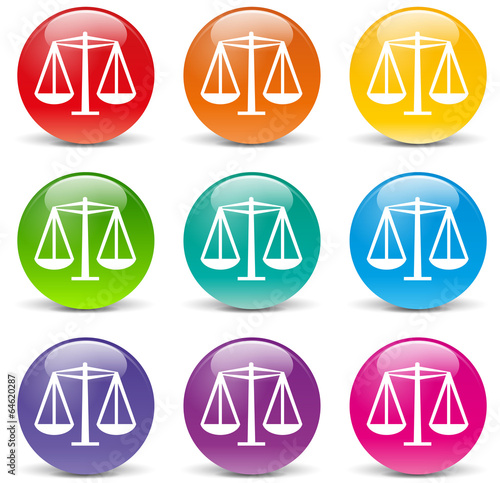 Vector law icons
