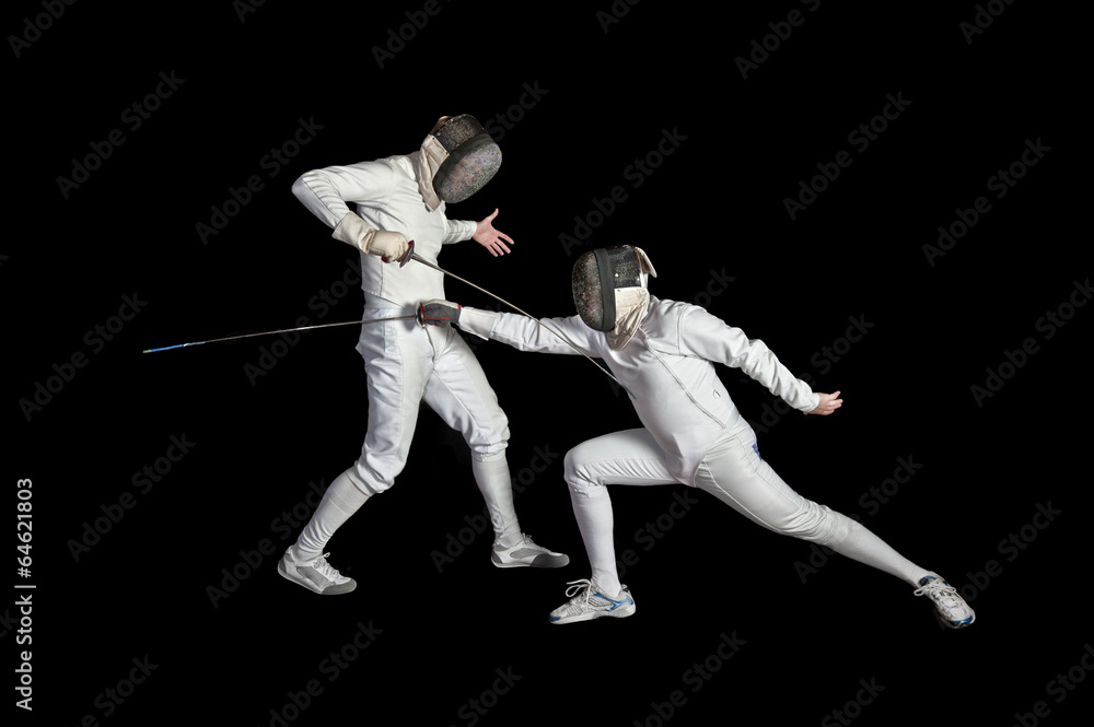 Naklejka premium fencing