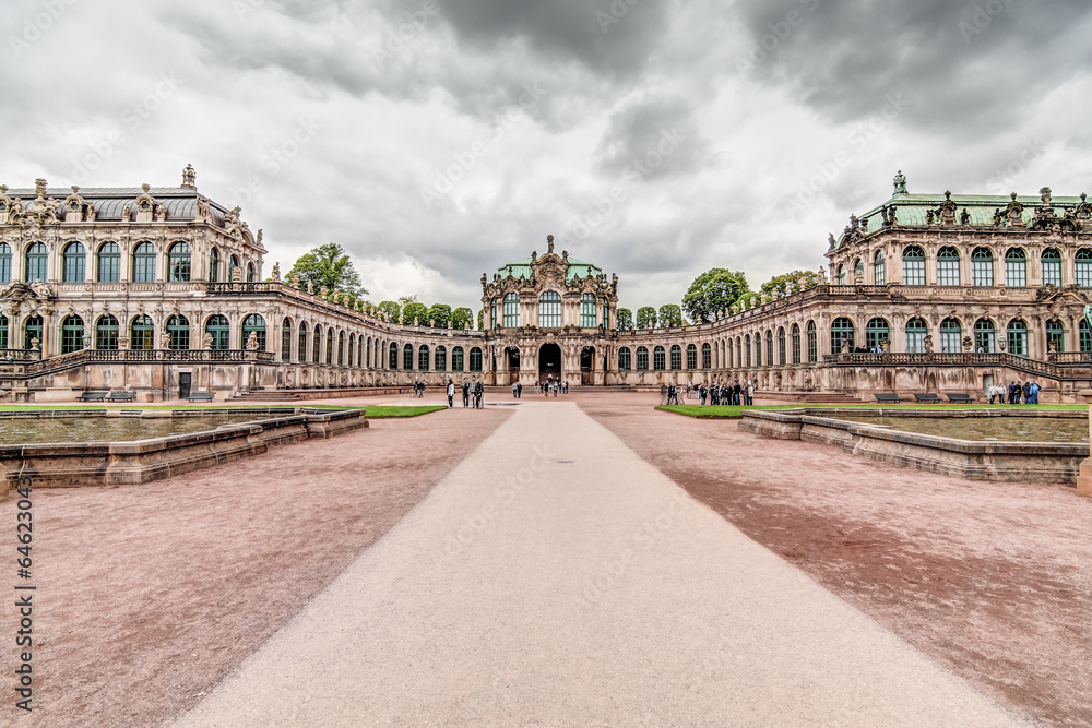 Zwinger Palace in Dresden HDR