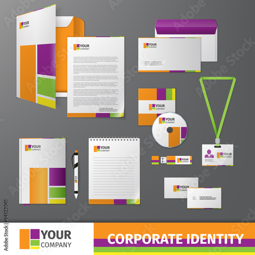 Corporate identity template