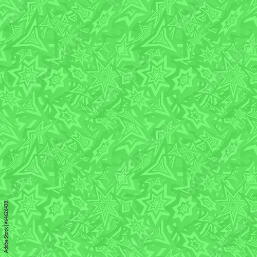 Green seamless star pattern background © David Zydd