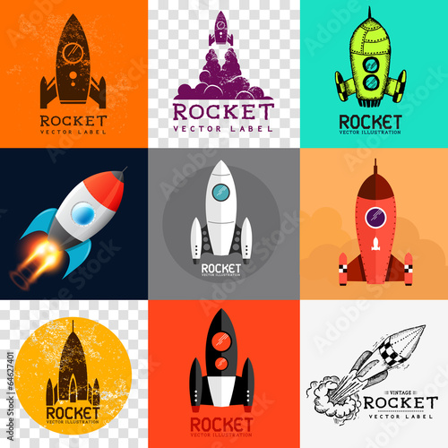 Vector Rocket Collection