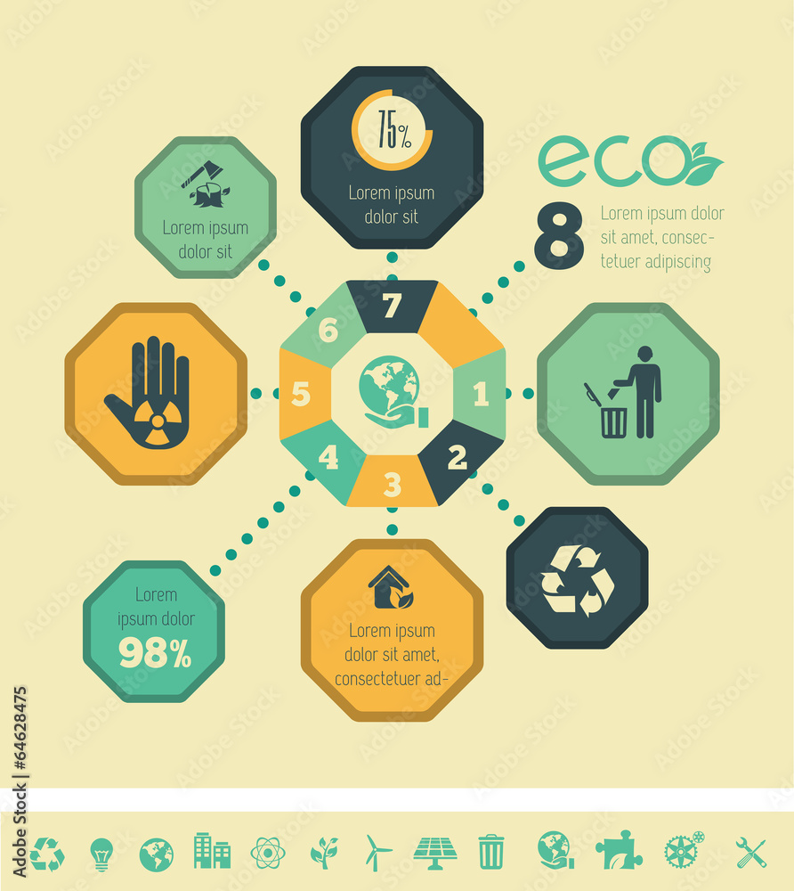 Ecology Infographic Template.