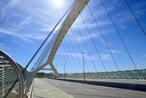 Fototapeta Naklejka Na Ścianę i Meble -  Bridge of the third millenium in Zaragoza