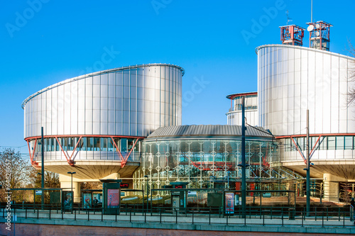 European Court of Human Rights building in Strasbourg, France