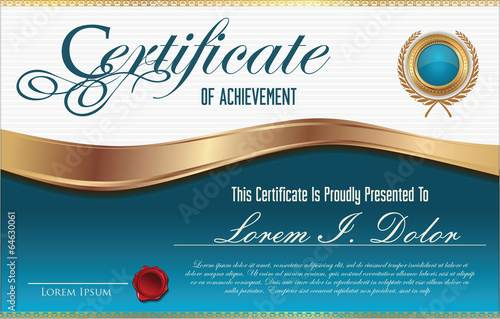 Certificate template