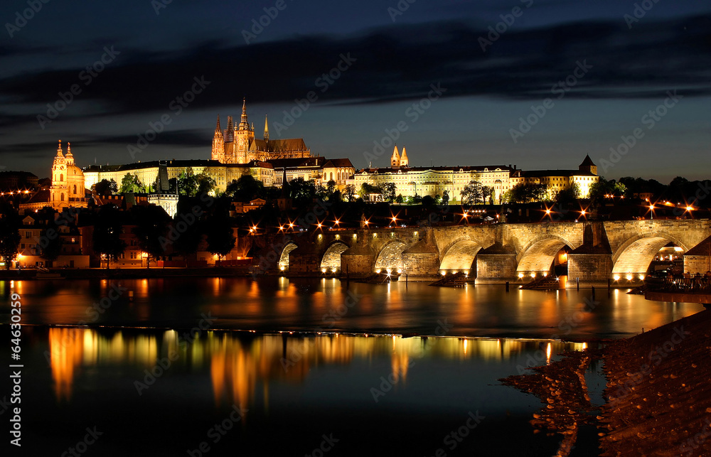Evening Prague.