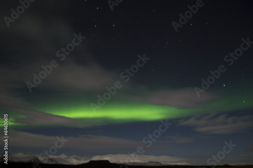Northern lights in the iceland sky © Chris Willemsen 