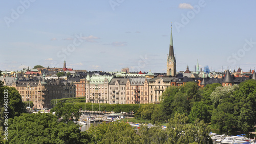 Stockholm, Altstadt, Aussicht, Östermalm, Schweden