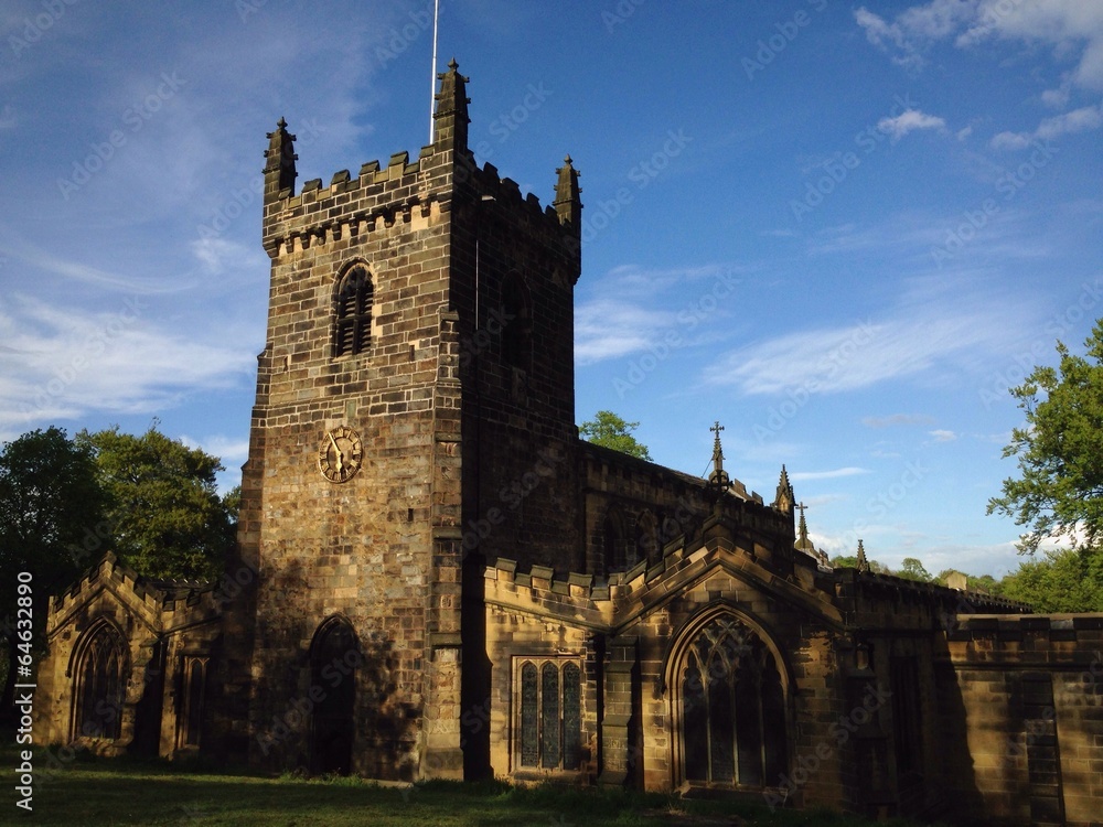 Fototapeta premium peaceful churchyard