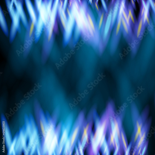 Borders with blue lights