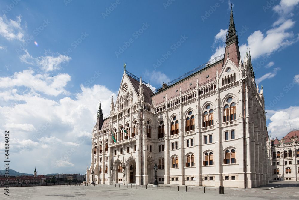 Budapest, view of parliament