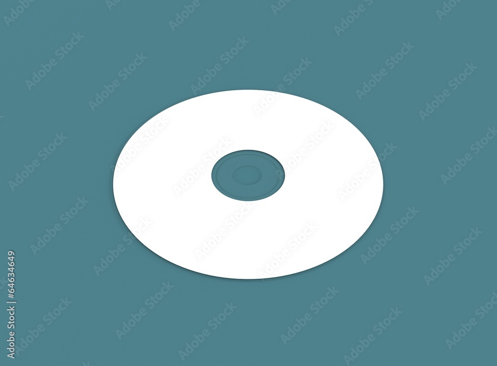 Compact Disc liegend Hintergrund blau Compact Disc liegend Hintergrund blau