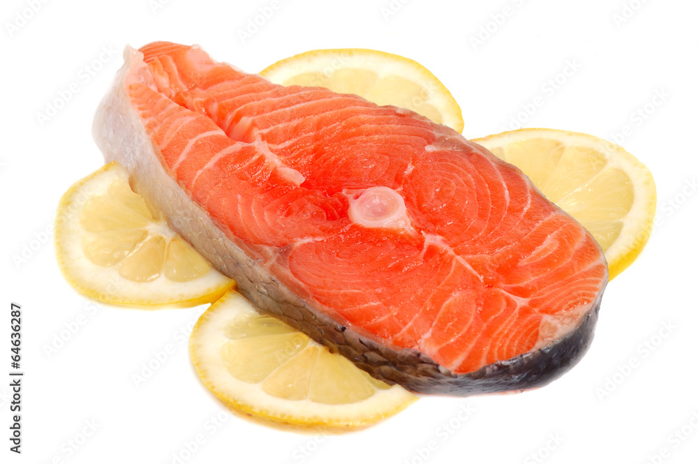 Salmon with lemon