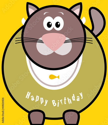 Gatto Happy Birthday