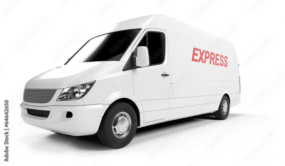 3d rendered illustration of an express transporter 3d rendered illustration of an express transporter