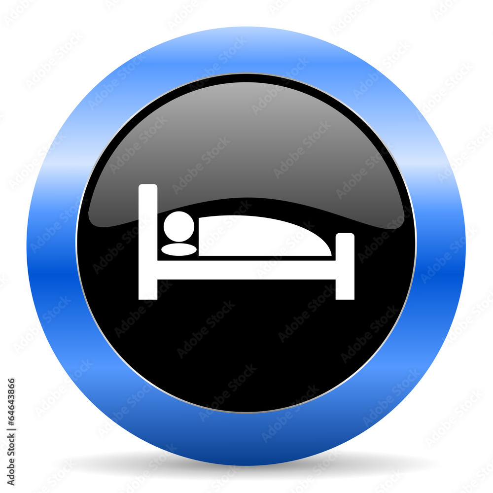 hotel blue glossy icon hotel blue glossy icon