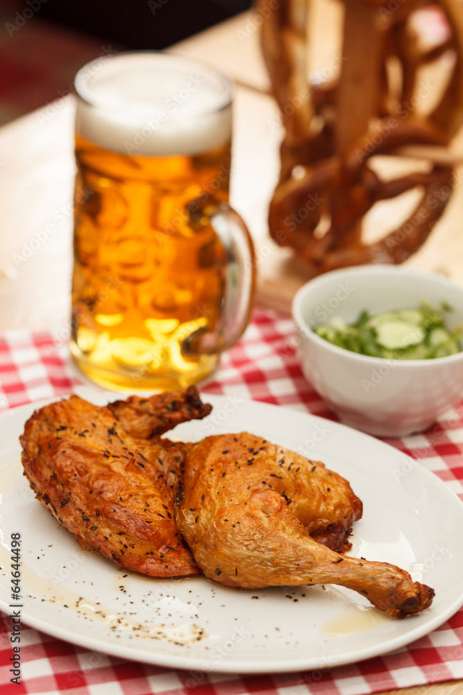 chicken with beer