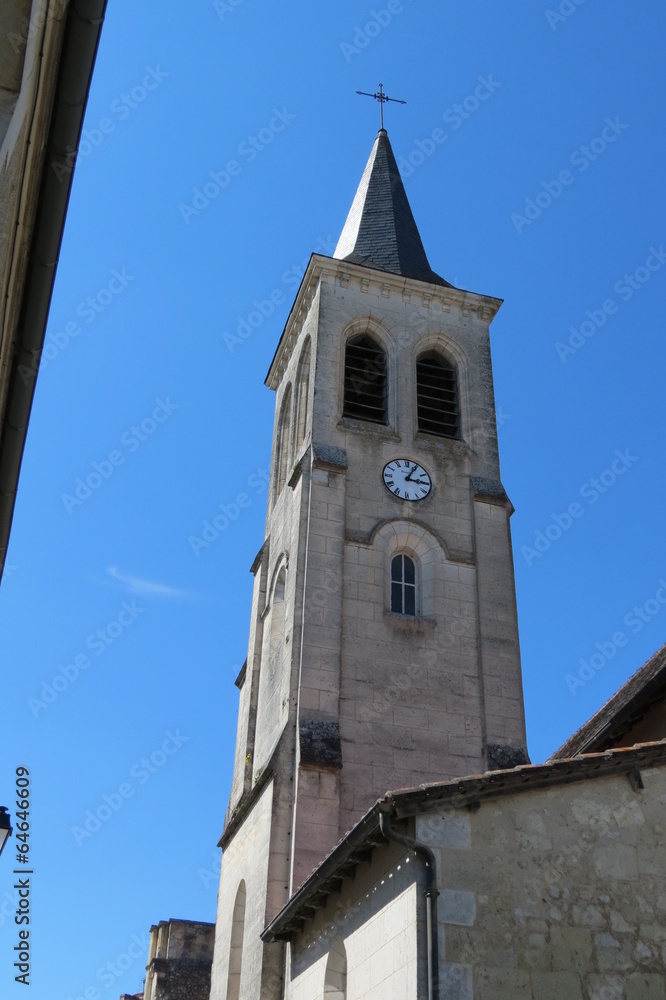 Aubeterre-sur-Dronne - Clocher Eglise Saint-Jacques Aubeterre-sur-Dronne - Clocher Eglise Saint-Jacques