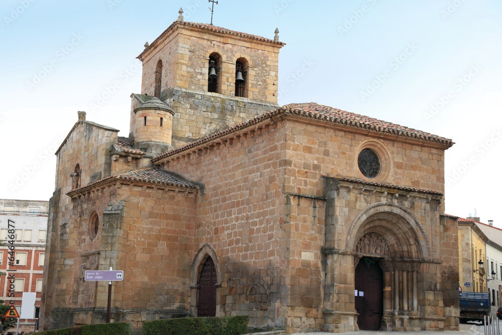 San Juan romanesque church Soria city Castile Spain