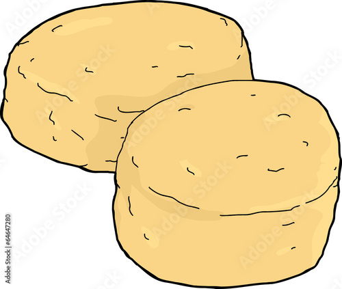 Isolated Biscuits