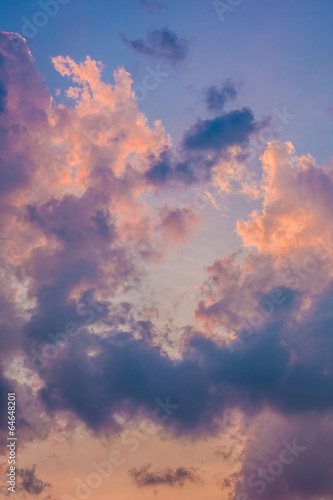 Beautiful cloud at sunset © crazybboy