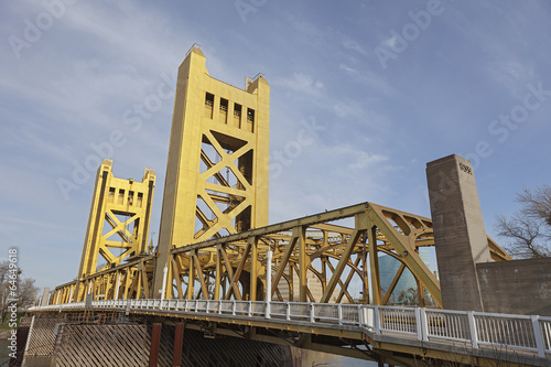 The Golden Tower Bridge at Sacramento, USA