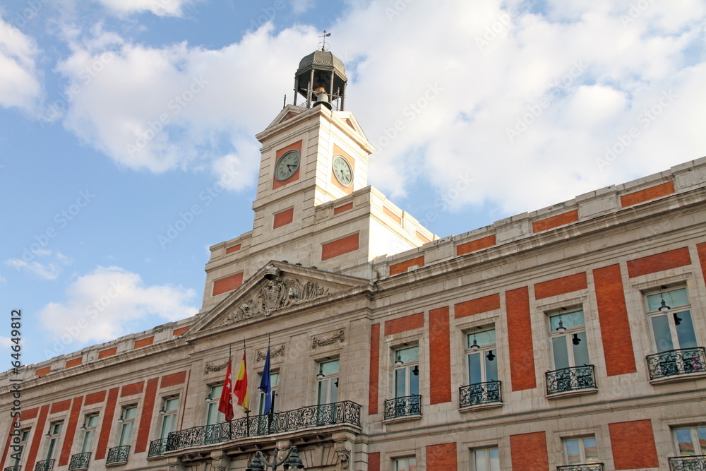 Obraz premium Puerta del Sol square, Madrid city, Spain
