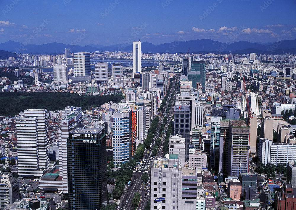 Fototapeta premium 서울풍경