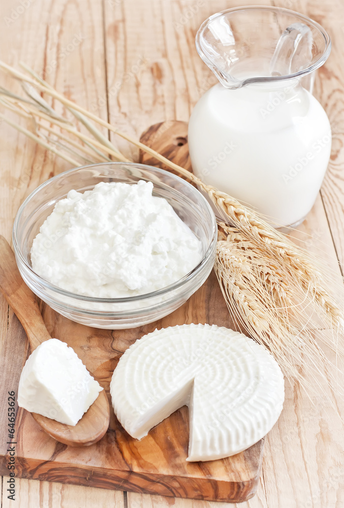 Dairy products and grains Dairy products and grains
