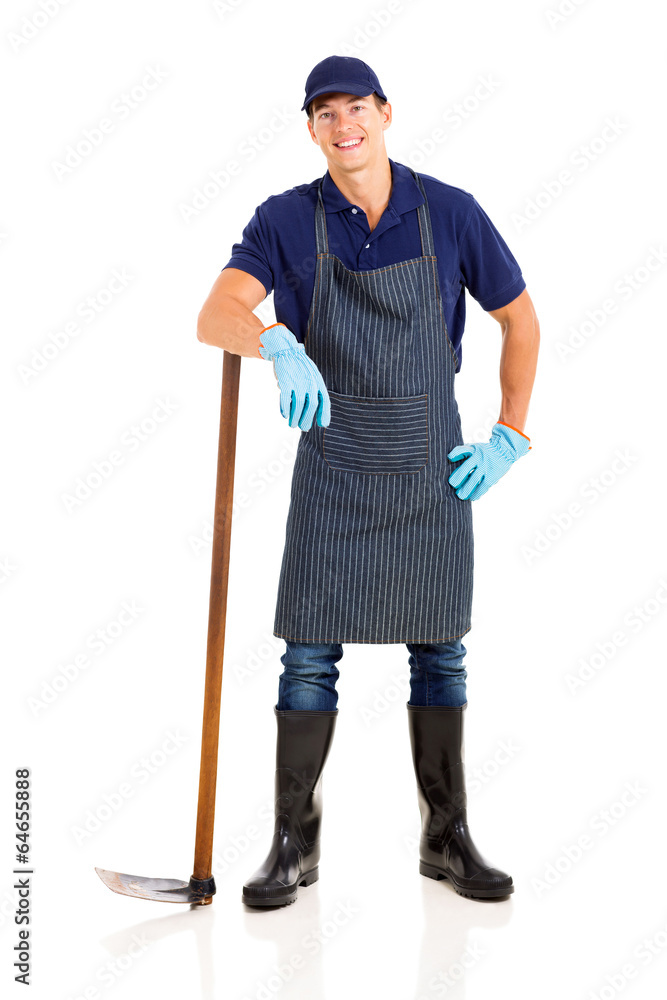 farmer with a hoe farmer with a hoe