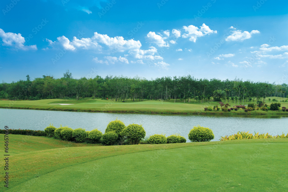 Obraz premium 그린 골프링크스