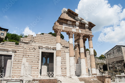 Bild auf Leinwand Brescia City Unesco Worls Heritage site