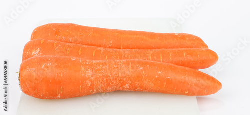 Carrot on cutting board