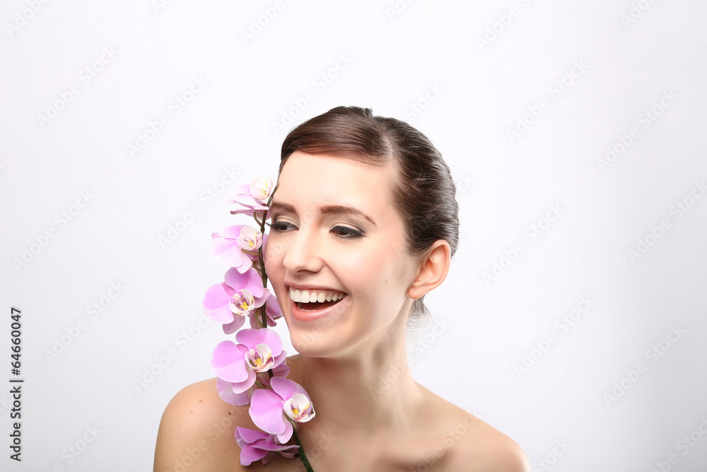 Naklejka premium beauty face