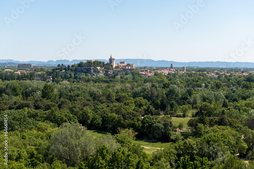 Paysage palais des Papes