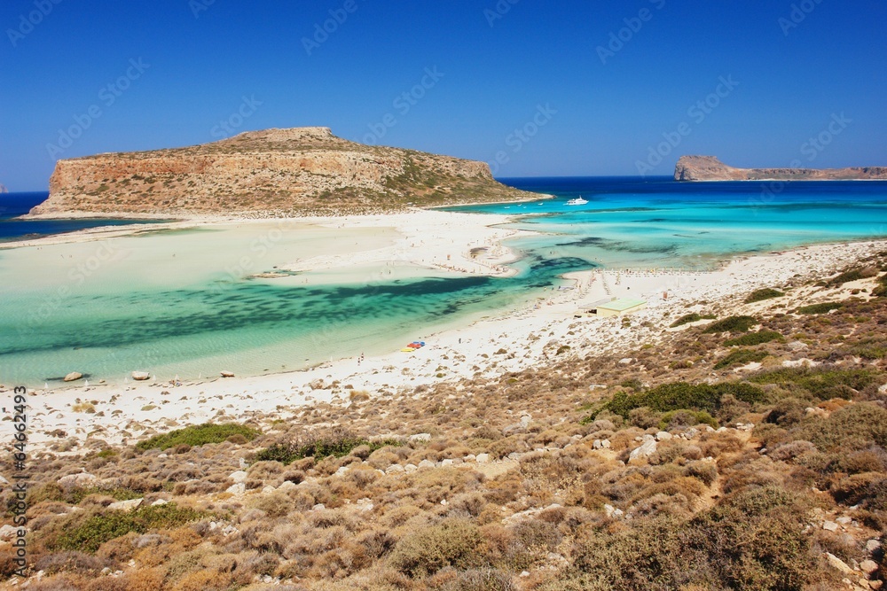 Balos beach, the most beautiful beach on Crete
