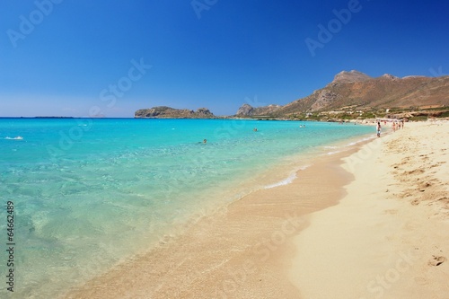 View of the Falassarna beach, Crete, Greece