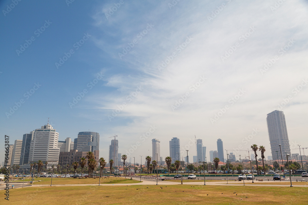 Fototapeta premium Tel Aviv Skyline