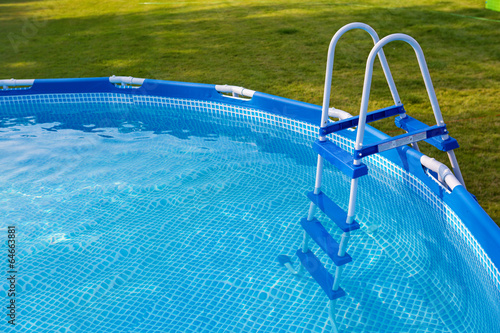 Swimmig pool in garden