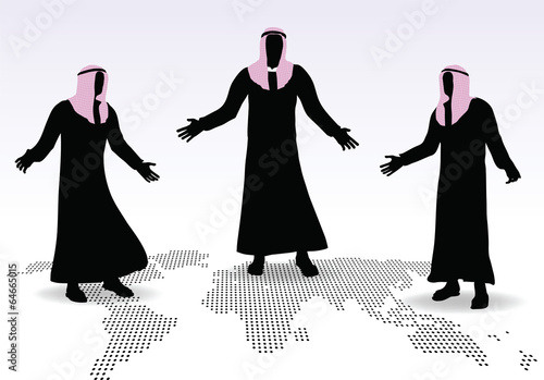man in middle east style clothing
