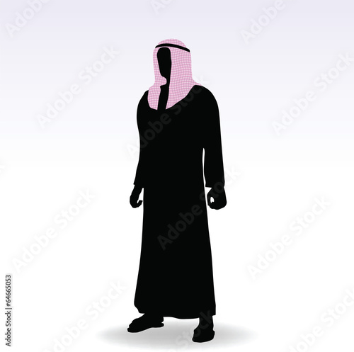 man in middle east style clothing