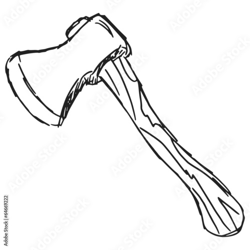 an axe