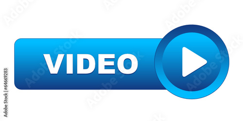 "VIDEO" Web Button (play watch live view launch symbol icon key)
